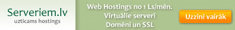 Serveriem.lv uzticams hostings