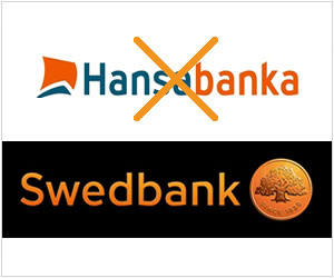 Bija Hansabanka, būs Swedbank